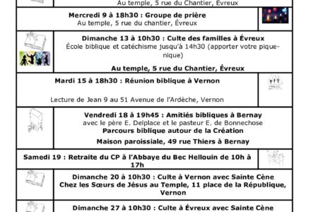 Bulletin de la Paroisse